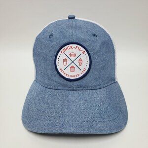 Chick-Fil-A Hat Cap Signature Member Limited Edition Snapback Trucker Blue